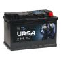 Автомобильный аккумулятор URSA Blue UU750 75А/ч-12V ст EN640 европейские обратная 278x175x190