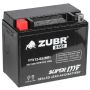 Автомобильный аккумулятор ZUBR BIKE YTX12-BS AGM 12А/ч-12V ст EN150 болт прямая 150x87x130