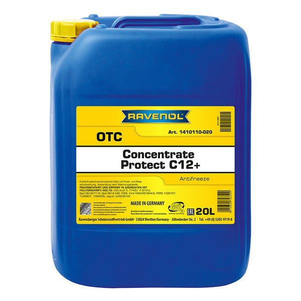 Ravenol OTC Protect C12+ Concentrate красно-лиловый 20л